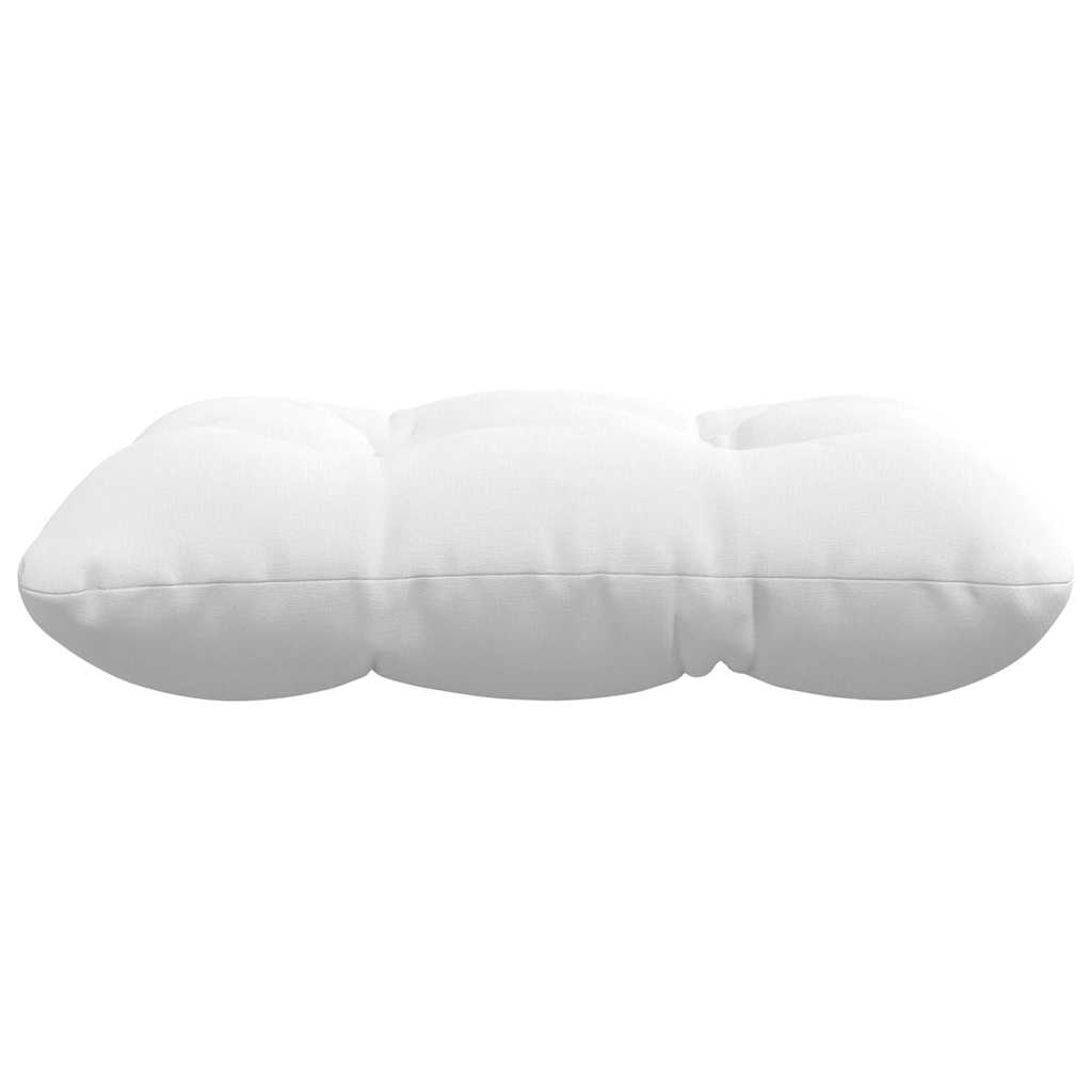 Sædepuder 4 pcs Hvid 40 x 40 x 12 cm Stof