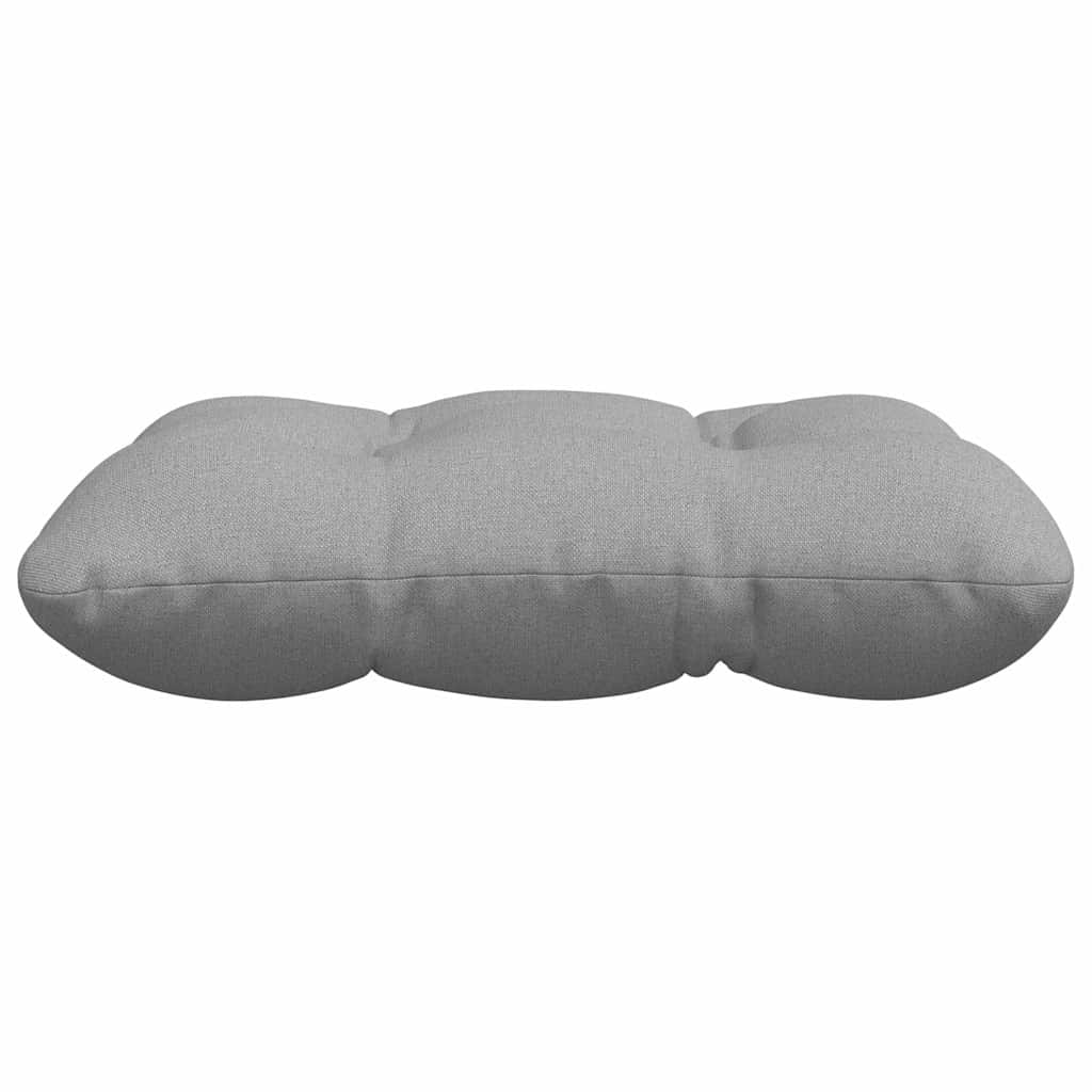 Sædepuder 4 pcs Skygrå 40 x 40 x 12 cm Stof