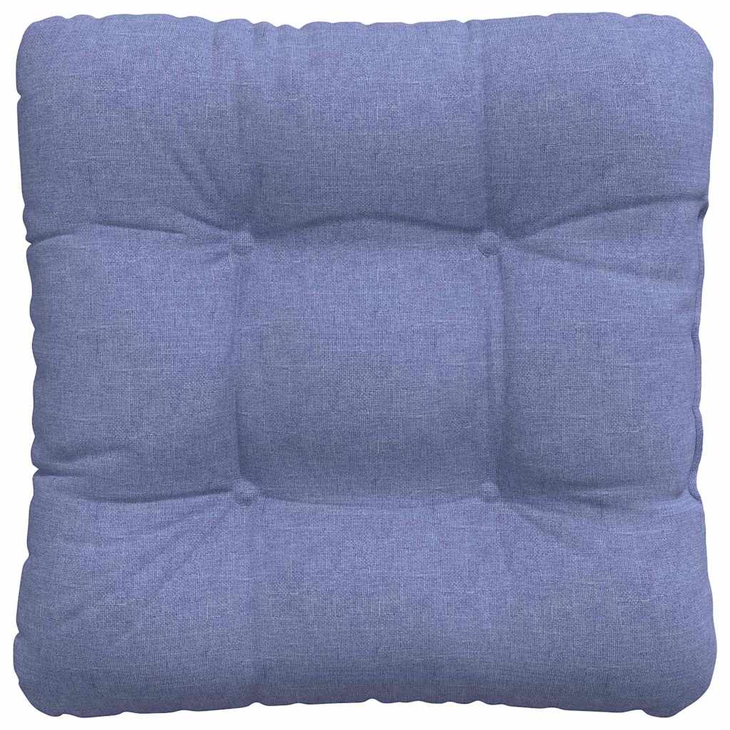 Sædepuder 4 pcs Jeans blå 40 x 40 x 12 cm Stof