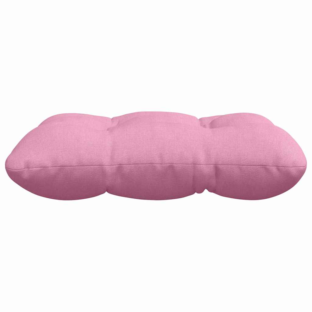 Sædepuder 4 pcs Lyserød 40 x 40 x 12 cm Stof