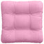 Sædepuder 4 pcs Lyserød 40 x 40 x 12 cm Stof