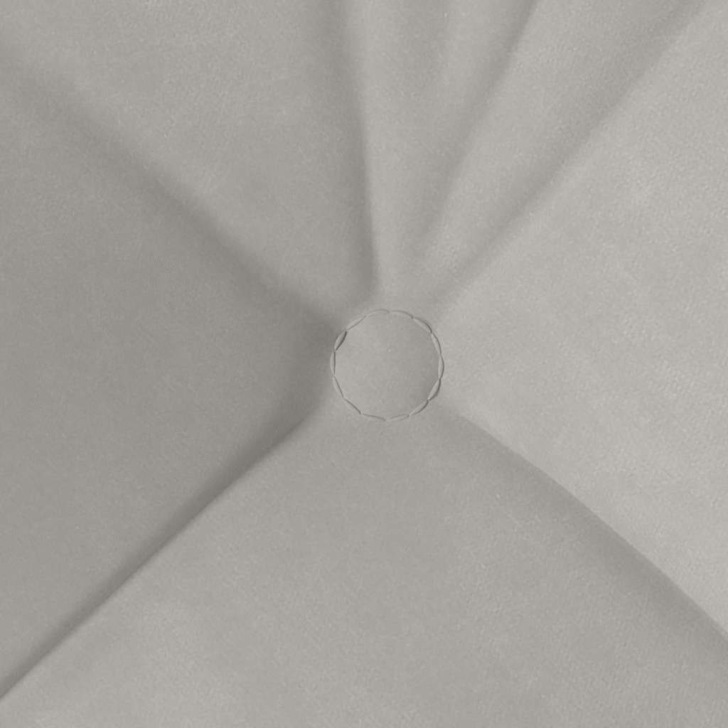 Sædepuder 4 pcs Lysegrå 40 x 40 cm Mikrofiberstof