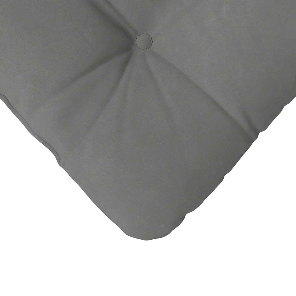 Sædepuder 4 pcs Mørkegrå 40 x 40 cm Mikrofiberstof