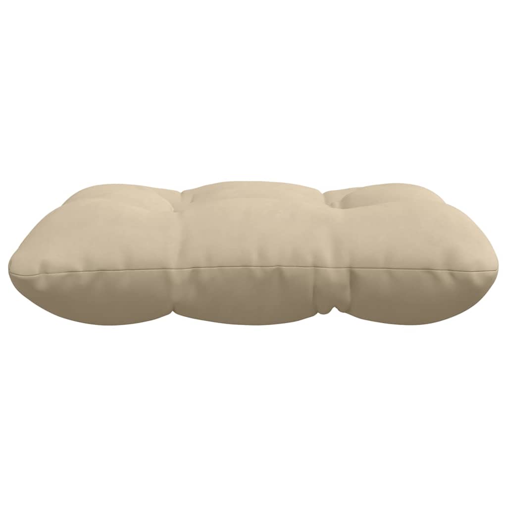 Sædepuder 4 pcs Creme 40 x 40 cm Mikrofiberstof