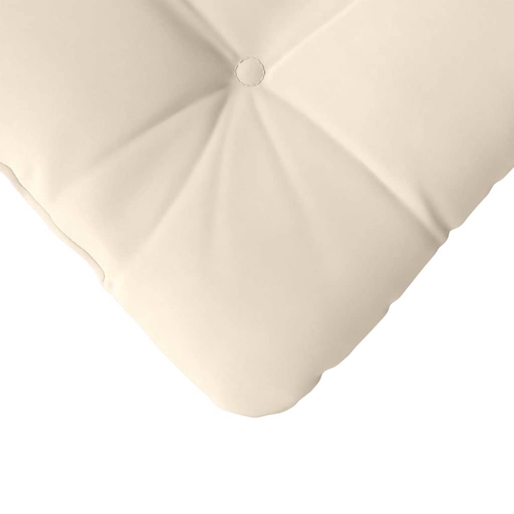 Sædepuder 4 pcs Beige 40 x 40 cm Mikrofiberstof