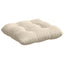 Sædepuder 4 pcs Beige 40 x 40 cm Mikrofiberstof