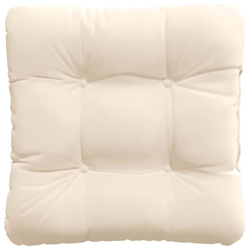Sædepuder 4 pcs Beige 40 x 40 cm Mikrofiberstof
