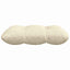 Sædepuder 4 pcs Creme 40 x 40 cm Velourstof