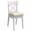Sædepuder 4 pcs Creme 40 x 40 cm Velourstof