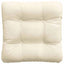 Sædepuder 4 pcs Creme 40 x 40 cm Velourstof