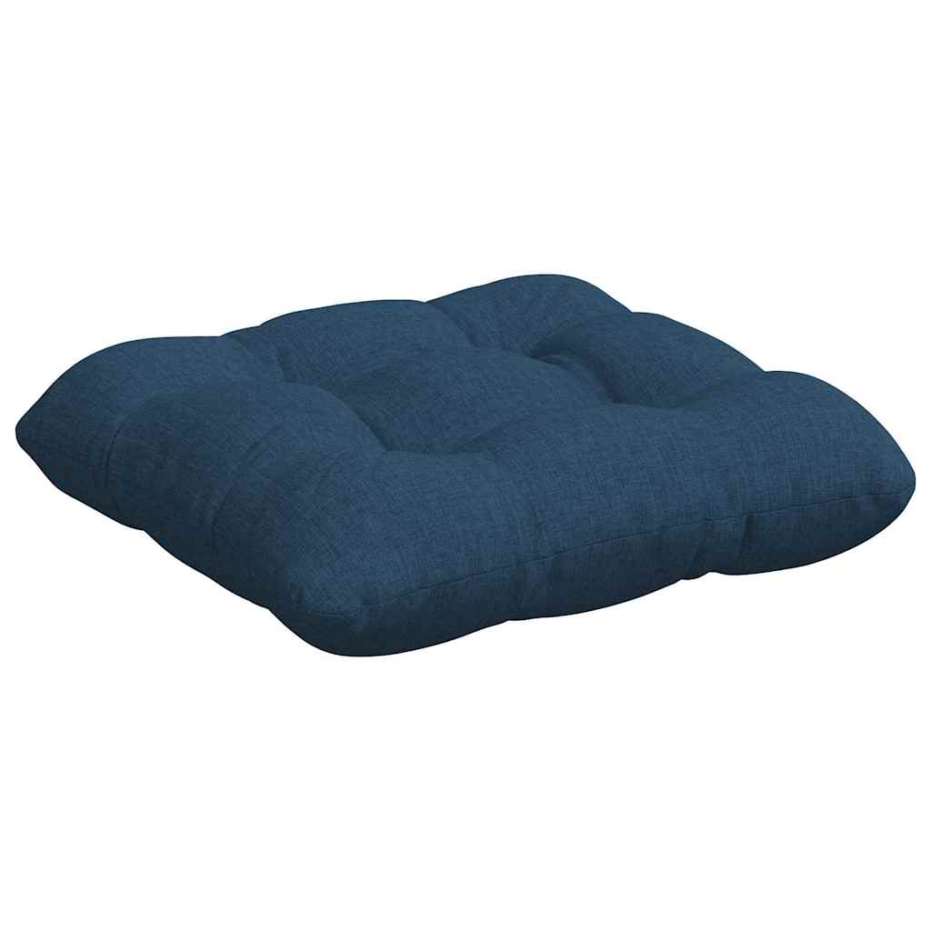 Sædepuder 4 pcs Blå 45 x 45 x 12 cm Stof