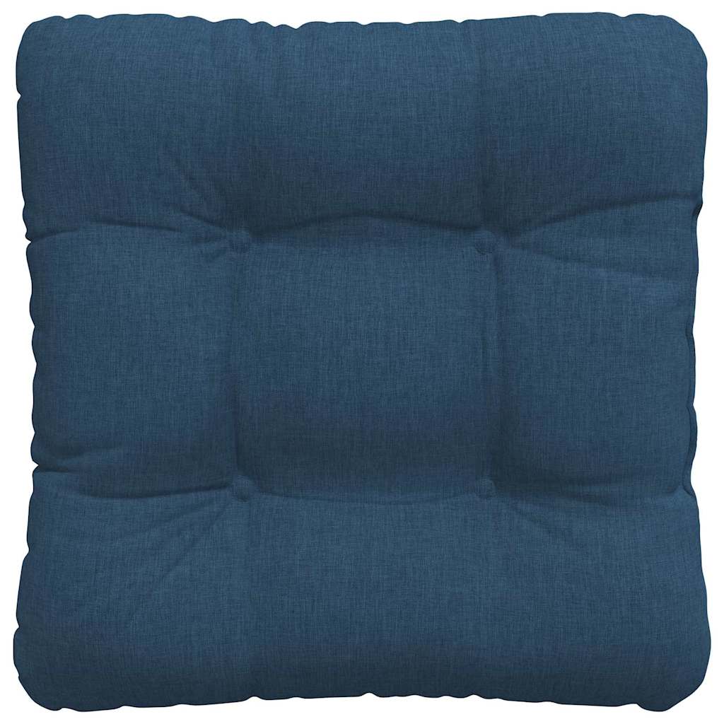 Sædepuder 4 pcs Blå 45 x 45 x 12 cm Stof
