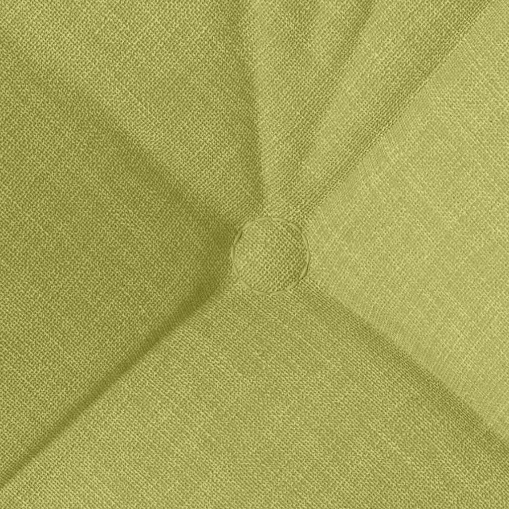 Sædepuder 4 pcs Lys grøn 45 x 45 x 12 cm Stof
