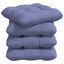 Sædepuder 4 pcs Jeans blå 45 x 45 x 12 cm Stof
