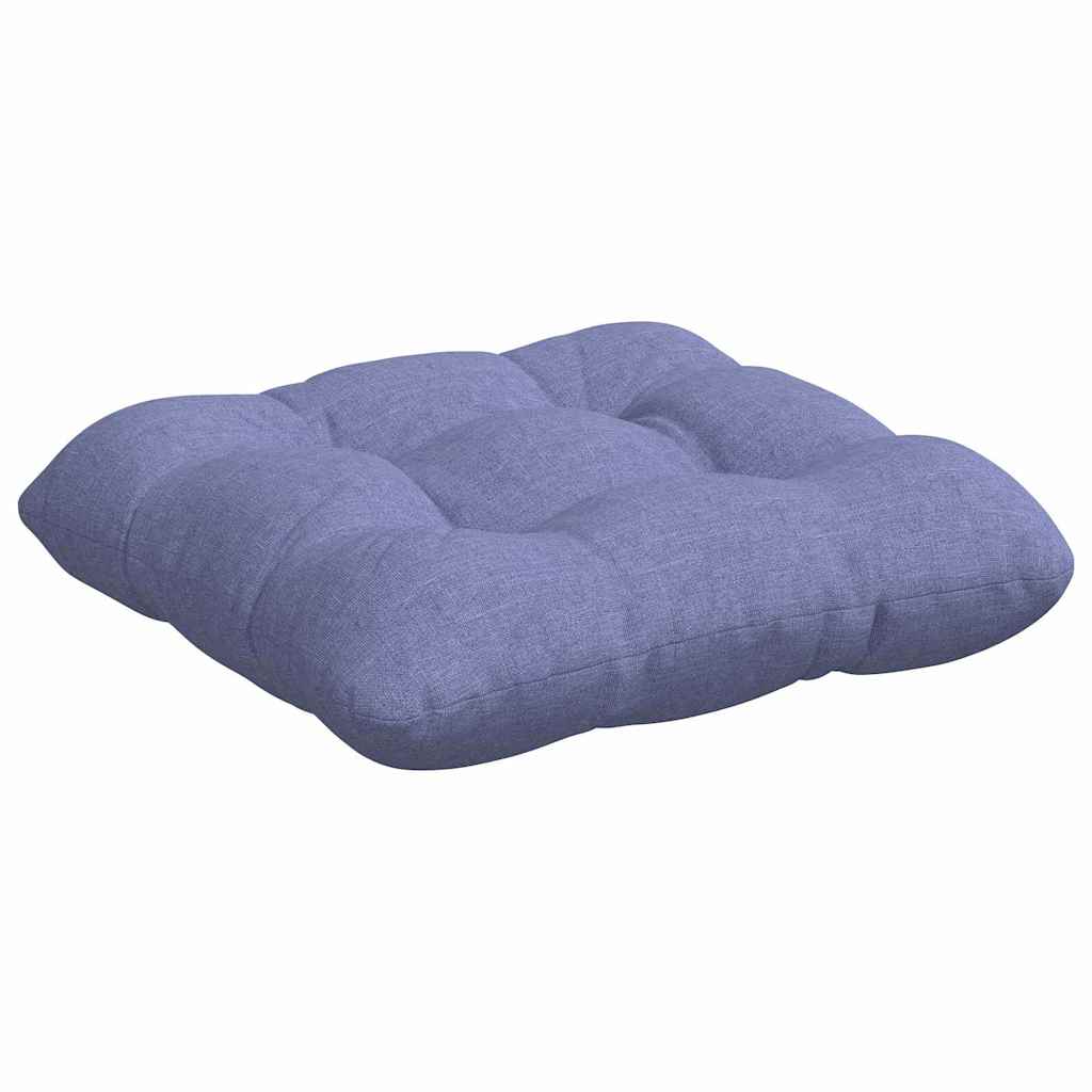 Sædepuder 4 pcs Jeans blå 45 x 45 x 12 cm Stof