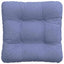 Sædepuder 4 pcs Jeans blå 45 x 45 x 12 cm Stof