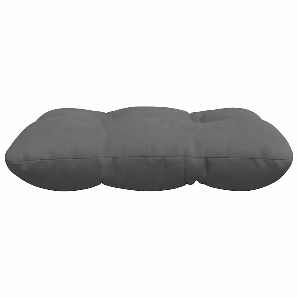 Sædepuder 4 pcs Mørkegrå 45 x 45 cm Mikrofiberstof