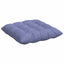 Sædepuder 4 pcs Jeans blå 40 x 40 x 6 cm Stof