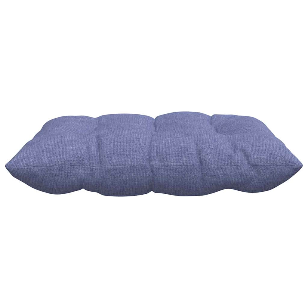 Sædepuder 4 pcs Jeans blå 40 x 40 x 6 cm Stof