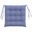 Sædepuder 4 pcs Jeans blå 40 x 40 x 6 cm Stof