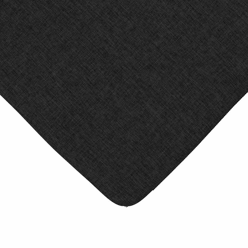Sædepuder 4 pcs Sort 40 x 40 x 3 cm Stof