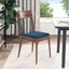 Sædepuder 4 pcs Blå 40 x 40 x 3 cm Stof