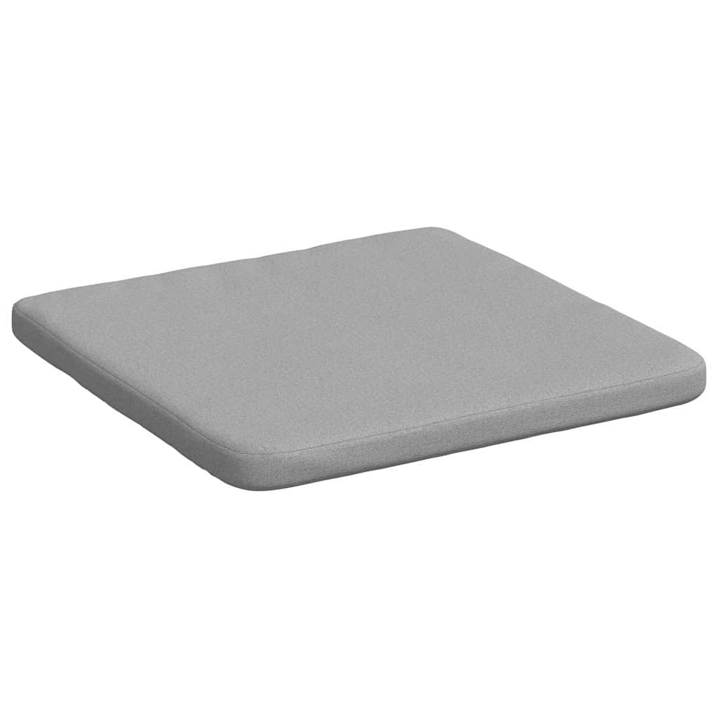 Sædepuder 4 pcs Skygrå 40 x 40 x 3 cm Stof