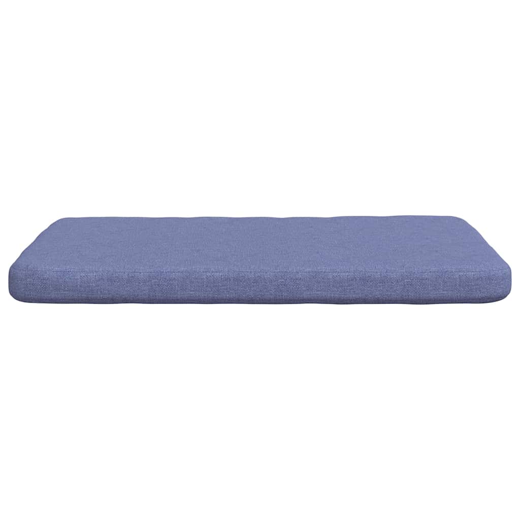 Sædepuder 4 pcs Jeans blå 40 x 40 x 3 cm Stof