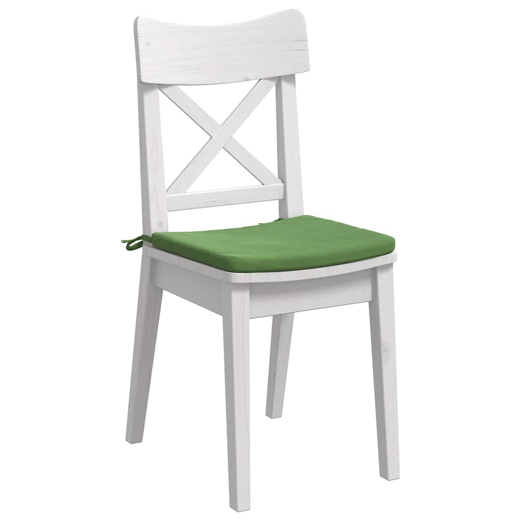 Sædepuder 4 pcs Lys grøn 40 x 40 x 3 cm Fløjl