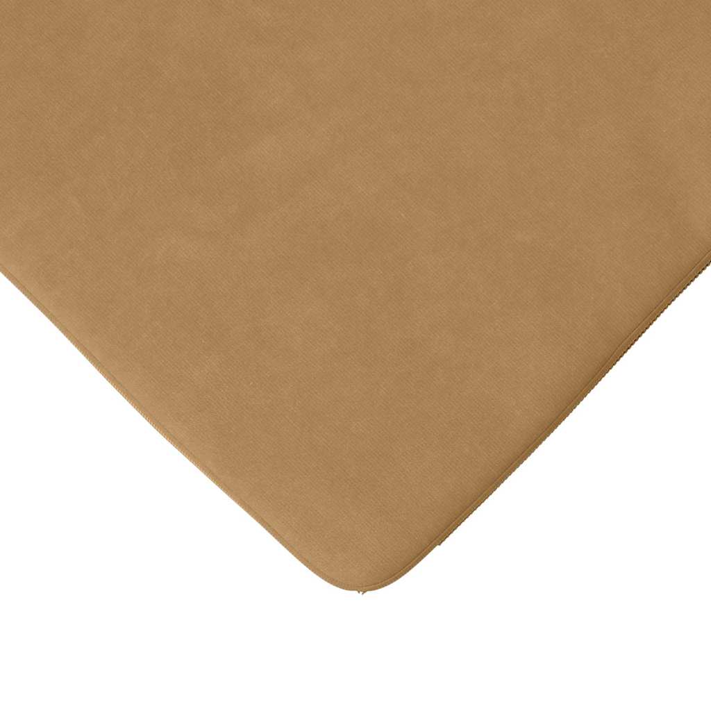 Sædepuder 4 pcs Brun 40 x 40 x 3 cm Fløjl