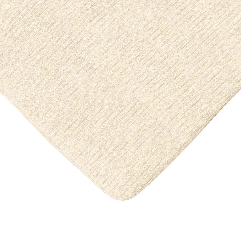 Sædepuder 4 pcs Creme 40 x 40 x 3 cm Velourstof