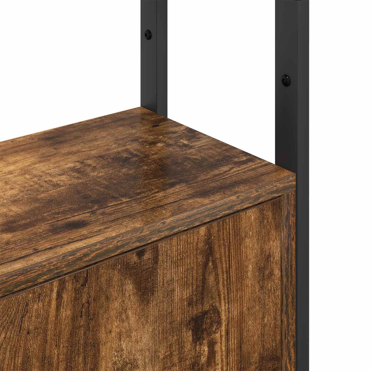 Bogskab Røget eg 40 x 24 x 161 cm Konstrueret træ