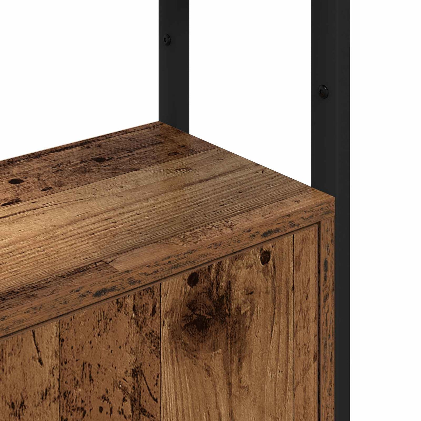 Bogskab Gammelt træ 40 x 24 x 161 cm Konstrueret træ