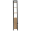 Bogskab 6 niveauer 40 x 24 x 161 cm Konstrueret træ