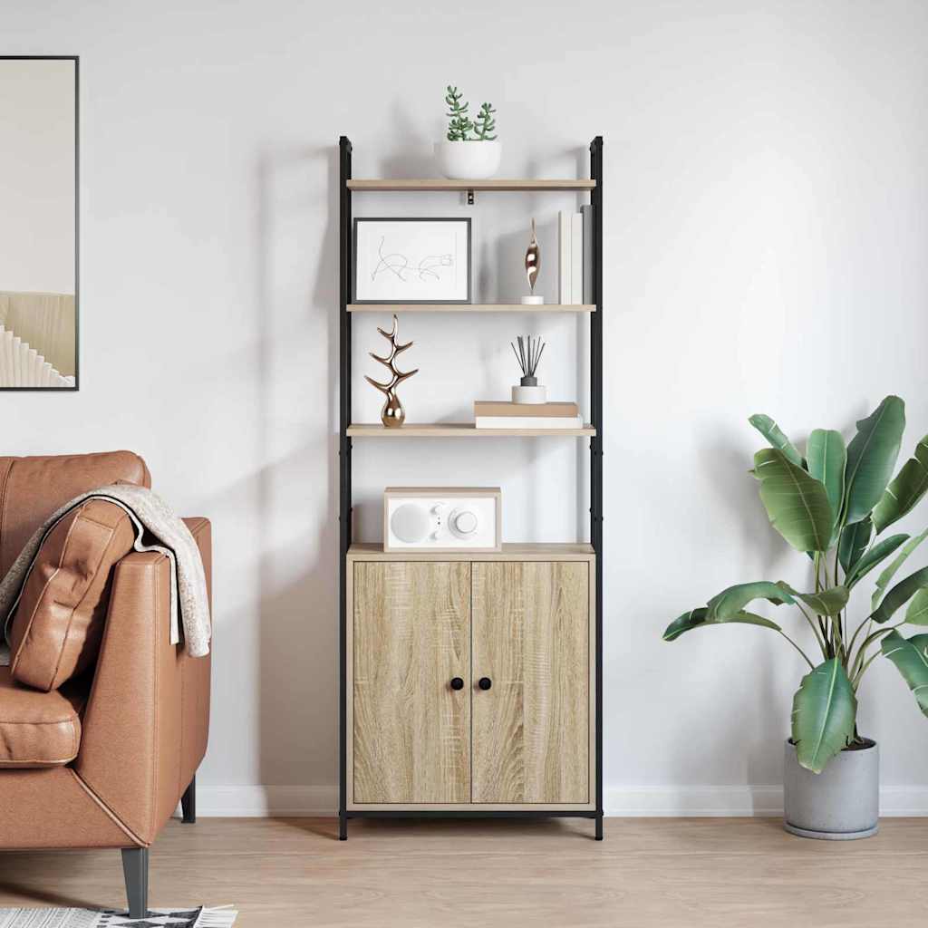 Bogskab Sonoma eg 60 x 24 x 161 cm Konstrueret træ