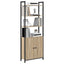 Bogskab Sonoma eg 60 x 24 x 161 cm Konstrueret træ