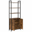 Bogskab Røget eg 60 x 24 x 161 cm Konstrueret træ