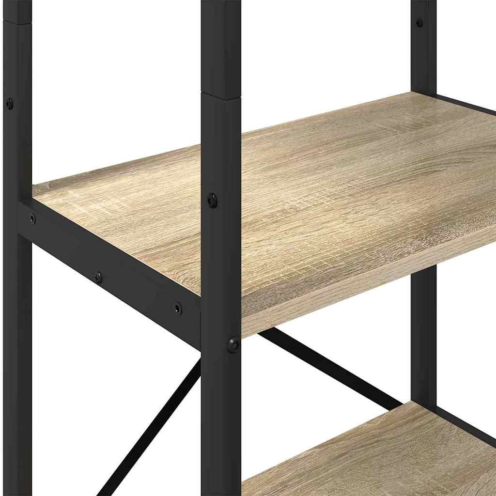 Bogreol Sonoma eg 56 x 34 x 171 cm Konstrueret træ