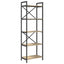 Bogreol Sonoma eg 56 x 34 x 171 cm Konstrueret træ