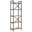 Bogreol Sonoma eg 56 x 34 x 171 cm Konstrueret træ