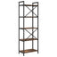 Bogreol Røget eg 56 x 34 x 171 cm Konstrueret træ
