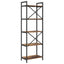 Bogreol Gammelt træ 56 x 34 x 171 cm Konstrueret træ