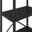 Bogreol Sort eg 56 x 34 x 133,5 cm Konstrueret træ