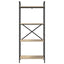 Bogreol Sonoma eg 56 x 34 x 133,5 cm Konstrueret træ