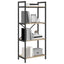 Bogreol Sonoma eg 56 x 34 x 133,5 cm Konstrueret træ