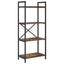 Bogreol Røget eg 56 x 34 x 133,5 cm Konstrueret træ