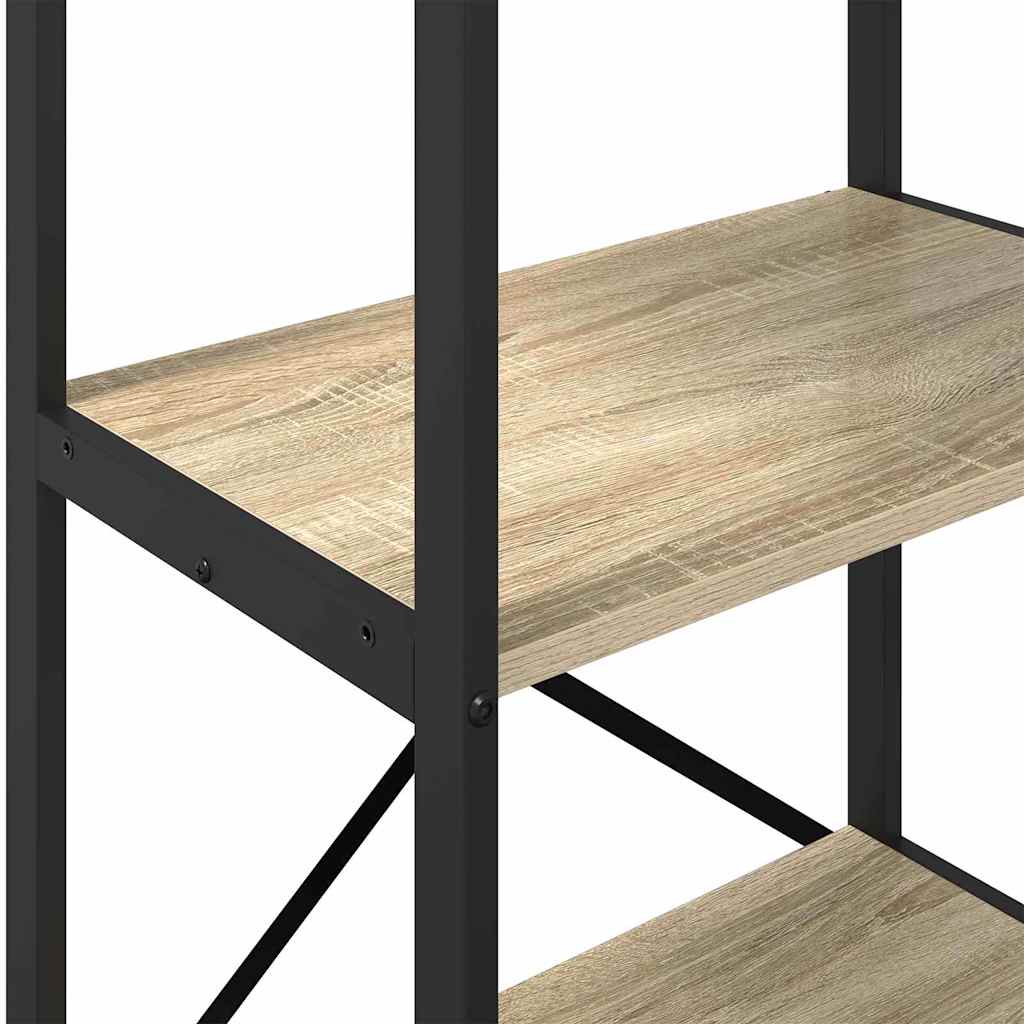 Bogreol Sonoma eg 56 x 34 x 96 cm Konstrueret træ