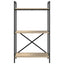 Bogreol Sonoma eg 56 x 34 x 96 cm Konstrueret træ