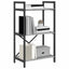 Bogreol Grå Sonoma 56 x 34 x 96 cm Konstrueret træ