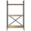 Bogreol 3 niveauer 56 x 34 x 96 cm Konstrueret træ